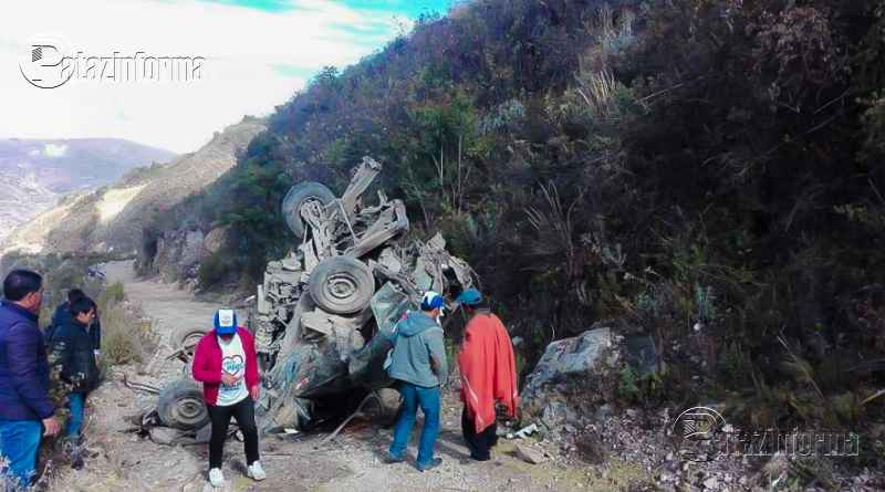 Fatal accidente en carretera San Marcos cajamarca peru dejó tres personas fallecidas